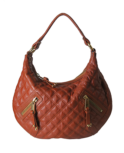 Half Moon Quilted Hobo, front view
